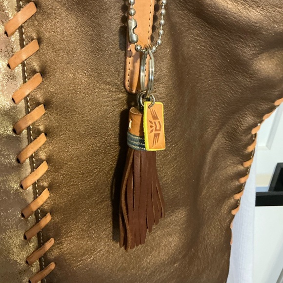 Rare Consuela Metallic Gold and Brown Tote / shoulder bag - Picture 7 of 8